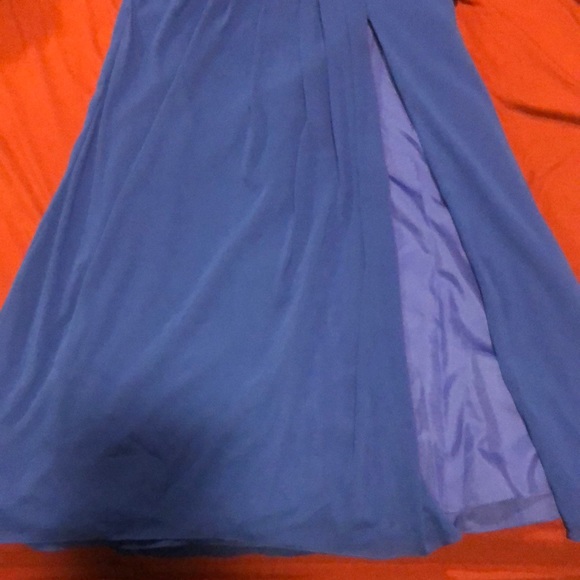 Waters & Waters Full Length Royal Blue Gown. Size4 - Picture 3 of 5